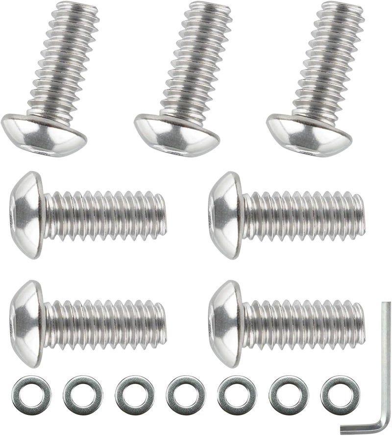 IVWFU 15PCS Windshield Bolts Batwing Inner Fairing Screws with Washers Set Stainless Steel Fit for Harley Touring Models Street Glide, Electra Glide, Trike Glide 1996-2013 - Image 1